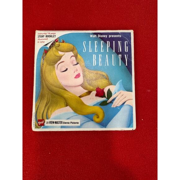 Old Disney Sleeping Beauty Viewmaster 3 Disc Set with Book - Picture 3 of 9